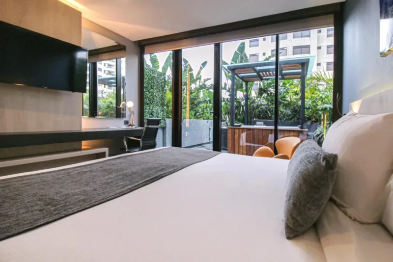 Cama extragrande de la Jacuzzi Pool Garden Single Quartz Hotel & Spa Tijuana