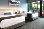 dos camas de la Jacuzzi Pool Garden Double Quartz Hotel & Spa Tijuana