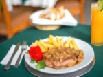 Plato delicioso en el Hotel Escala Siglo XXI Ciudad de México