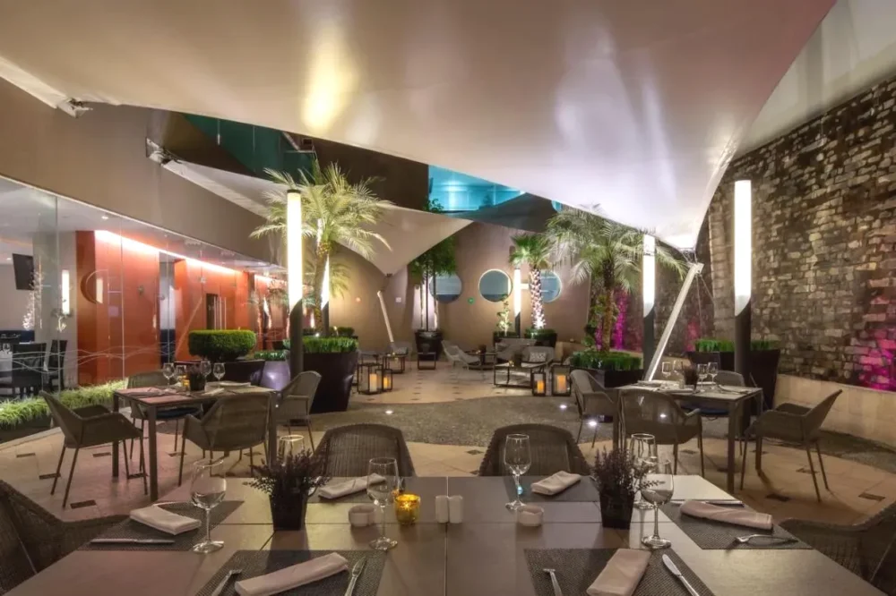 Restaurante romántico del Hotel Novit Ciudad de México
