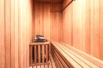 Sauna Privada en la Habitación Suites Inn la Muralla Hotel & Spa Metepec
