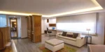Suite Deluxe JF Grand Puebla que tiene una sauna en la habitación