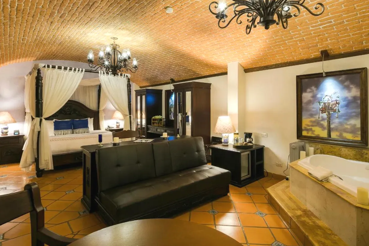 Casona Maria Puebla con hidromasaje en la habitación