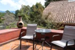 Terraza con Vistas de la Suite Junior Executive Hotel Hacienda San Martin Toluca
